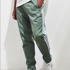 adidas beckenbauer track pants black